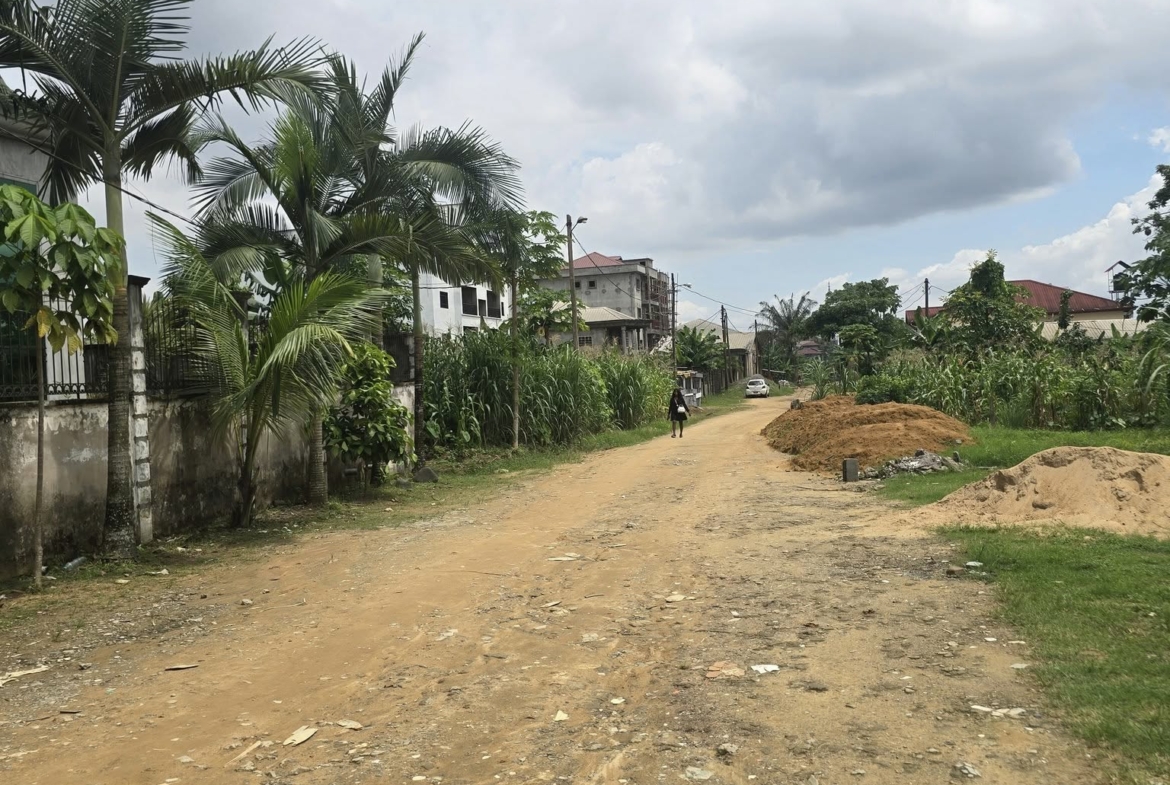 Terrain titré à vendre à Logbessou superficie 357m²