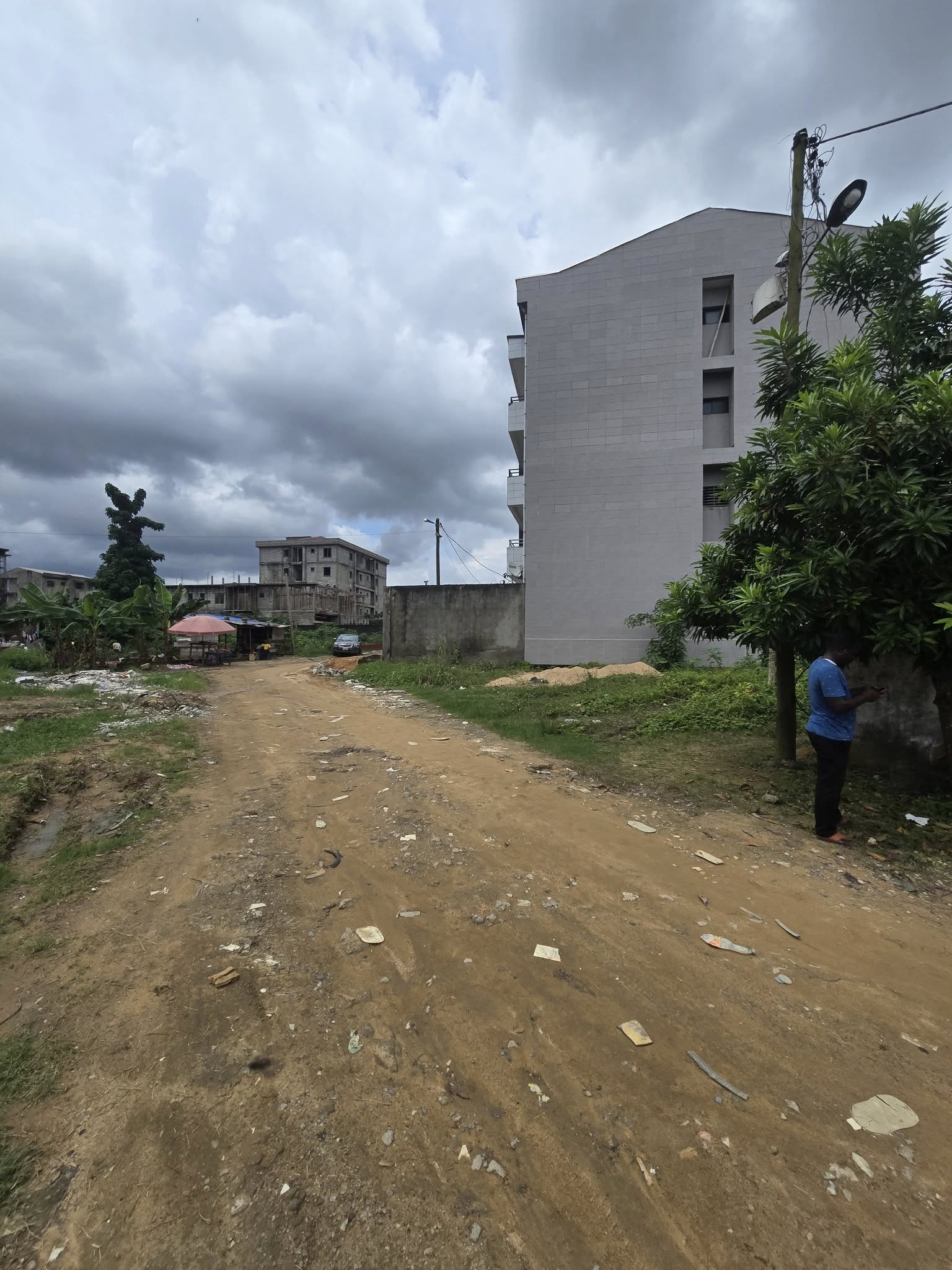 Terrain titré à vendre à Logbessou superficie 357m²