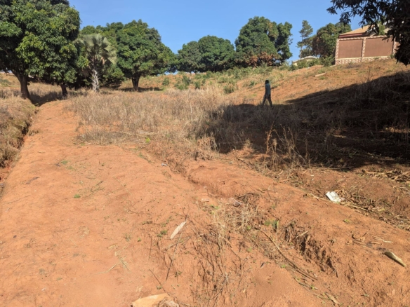 Terrain titré face lycée de Bamyanga