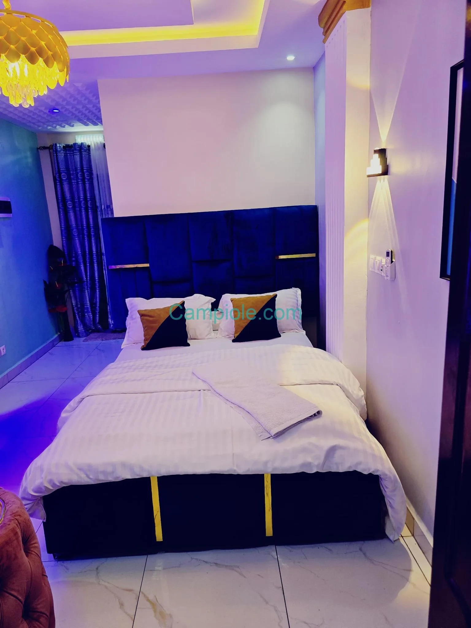 38515- Chambre Meublée Haut de Gamme à Logpom, Douala