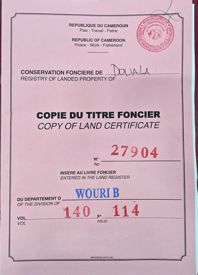 copie titre foncier
