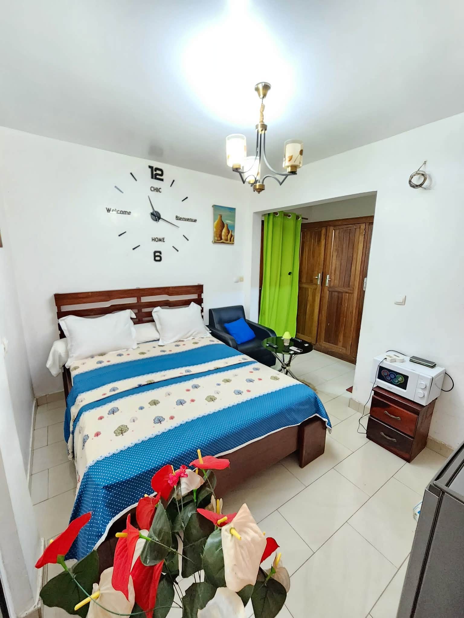 Chambre meubée située à Biyem-Assi Carrefour Scalom